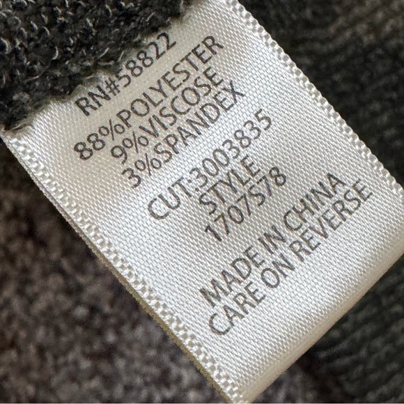 Max Studio Dark Green Long Sleeve Top - Picture 6 of 7